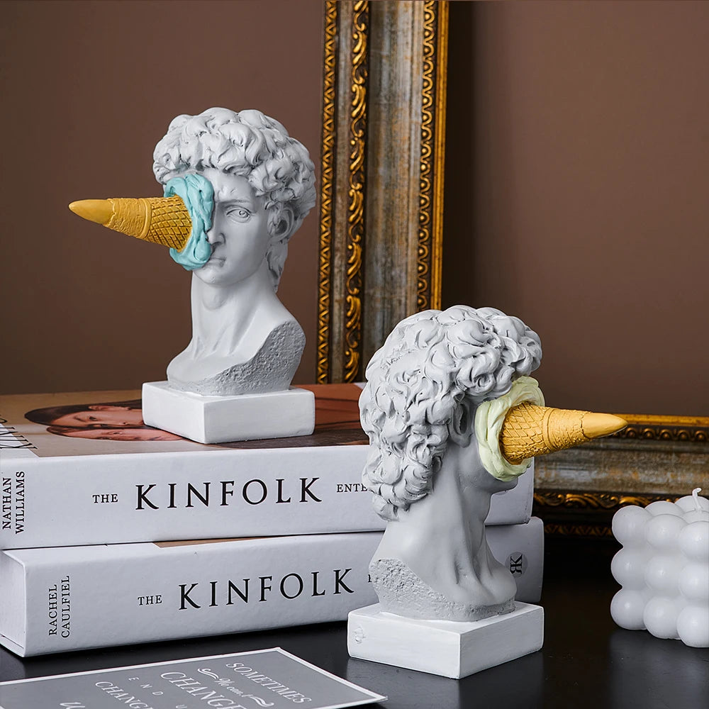"Ice Cream David" Sculpture