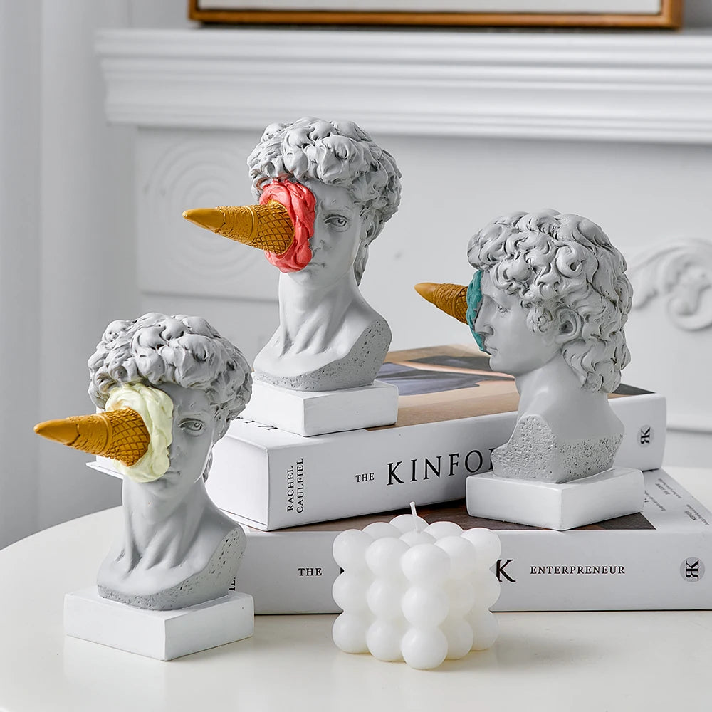 "Ice Cream David" Sculpture