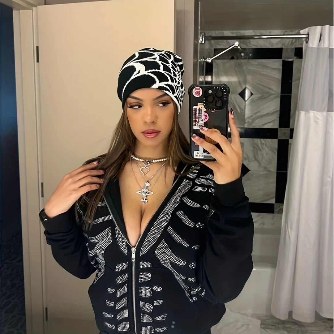 "Spider Web" Beanie