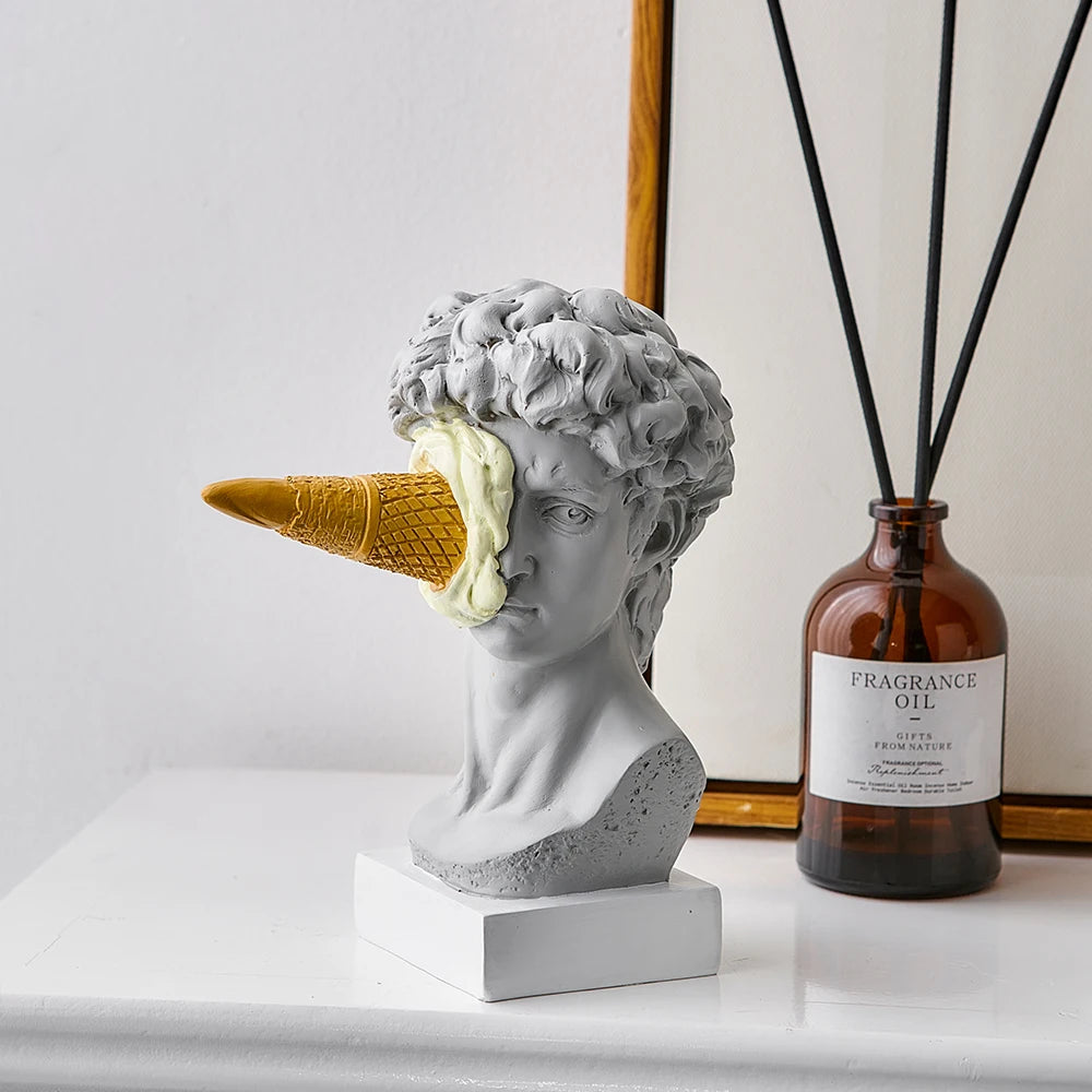 "Ice Cream David" Sculpture