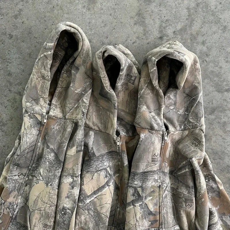 "Camouflage" Zip-Up