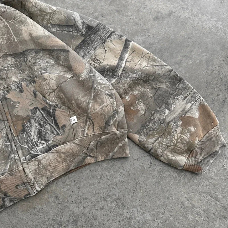 "Camouflage" Zip-Up