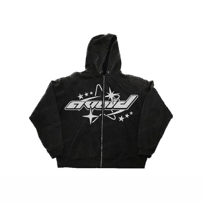 "Avoid" Zip-Up