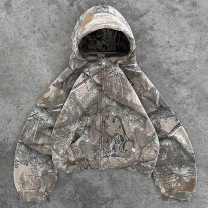 "Camouflage" Zip-Up