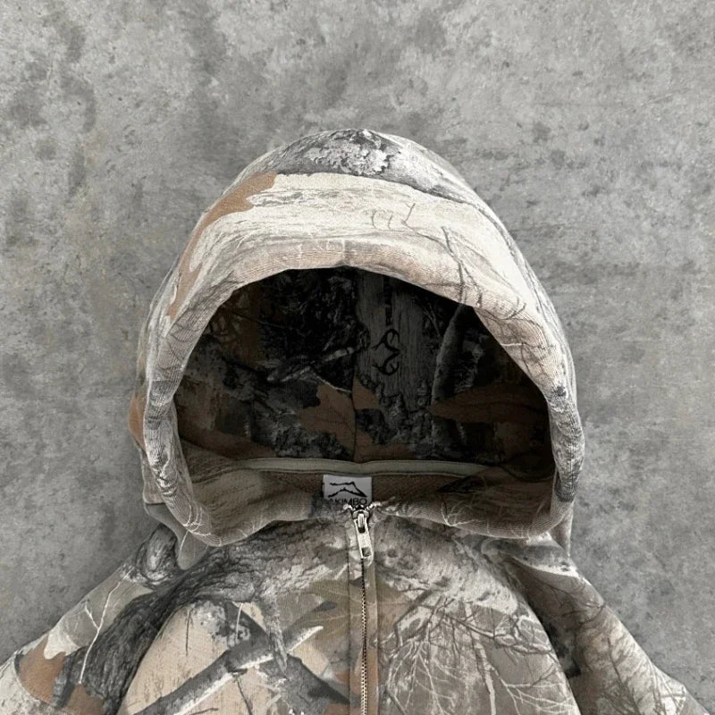 "Camouflage" Zip-Up